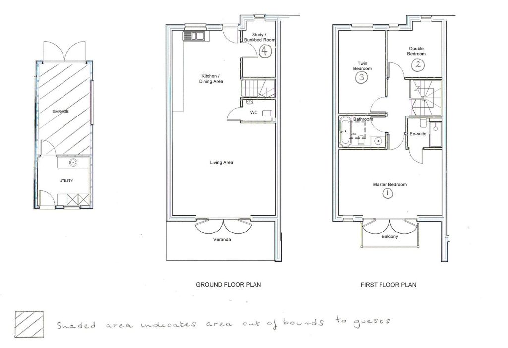 Samphire Beach House - Floor plan